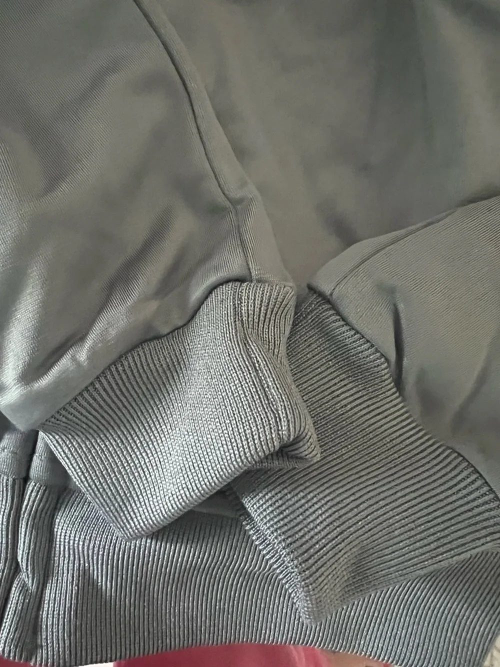 Hurley Two-Piece Track Set Shark Teeth Gray Maroon Pants Jacket